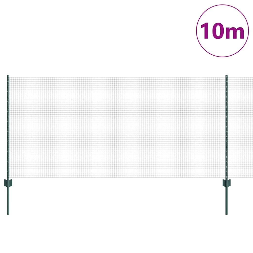 Zavarena žičana ograda s postom 10 x 1 m (Š x V)