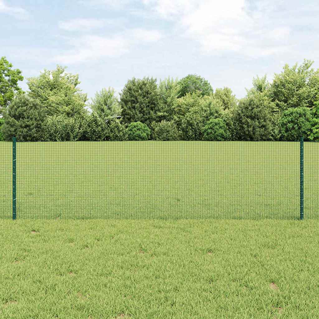 Zavarena žičana ograda s postom 25 x 0,6 m Zelena Mreža
