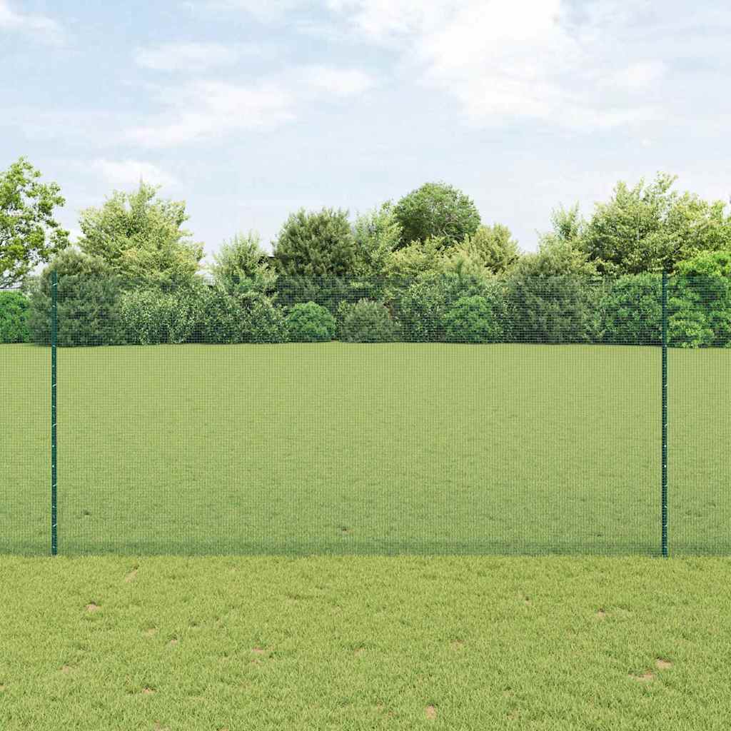 Zavarena žičana ograda s postom 25 x 1,4 m Zelena Mreža