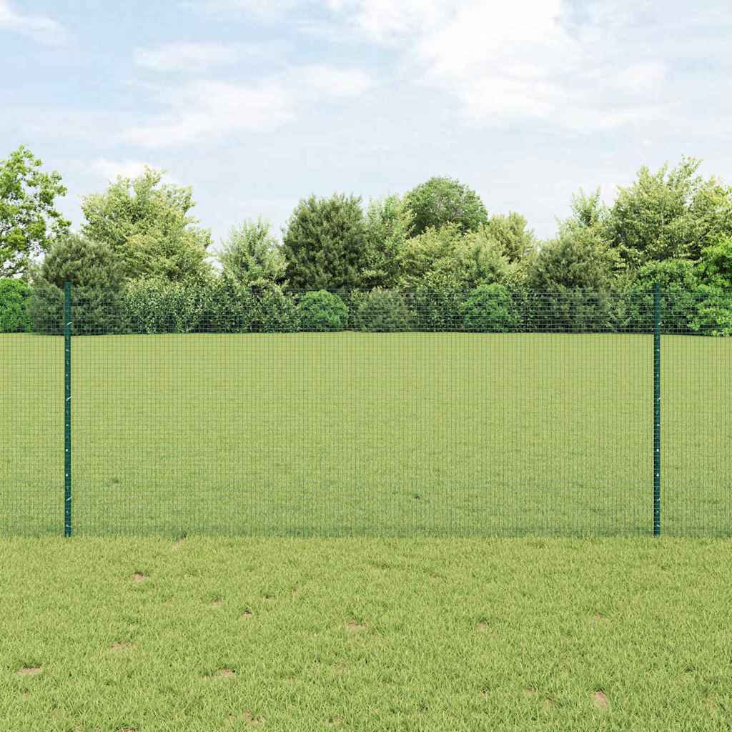 Zavarena žičana ograda s postom 50 x 1 m Čelik premazan PVC-om