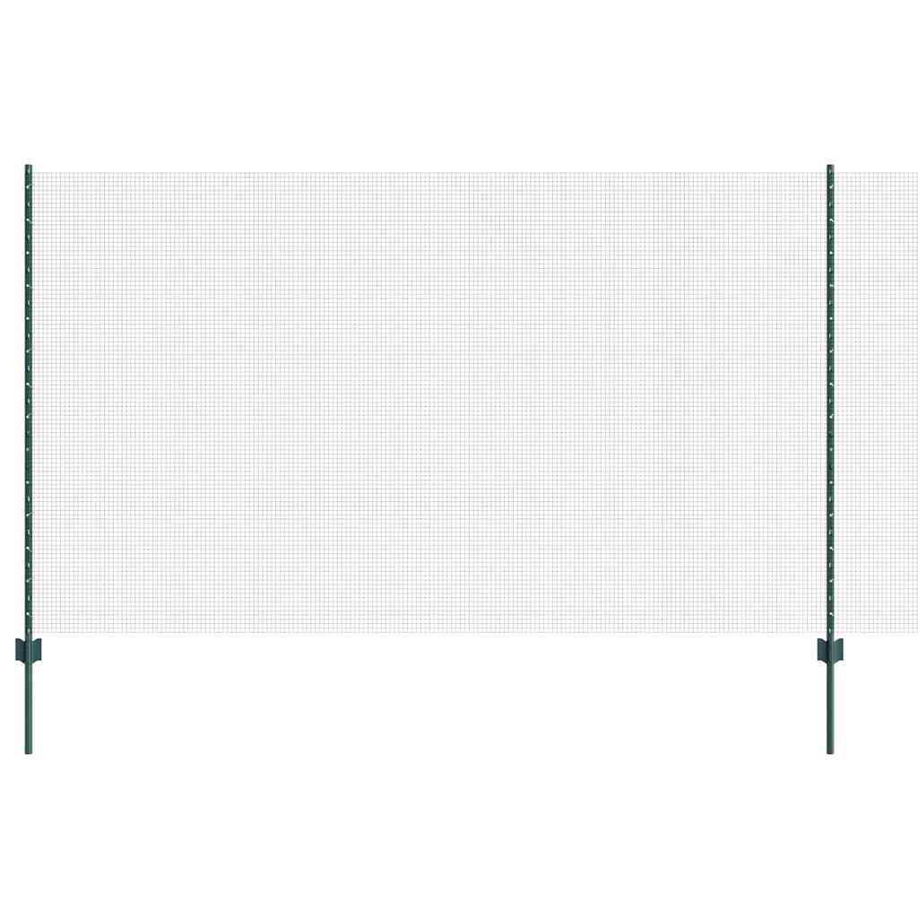 Zavarena žičana ograda s postom 50 x 1,4 m Zelena Mreža