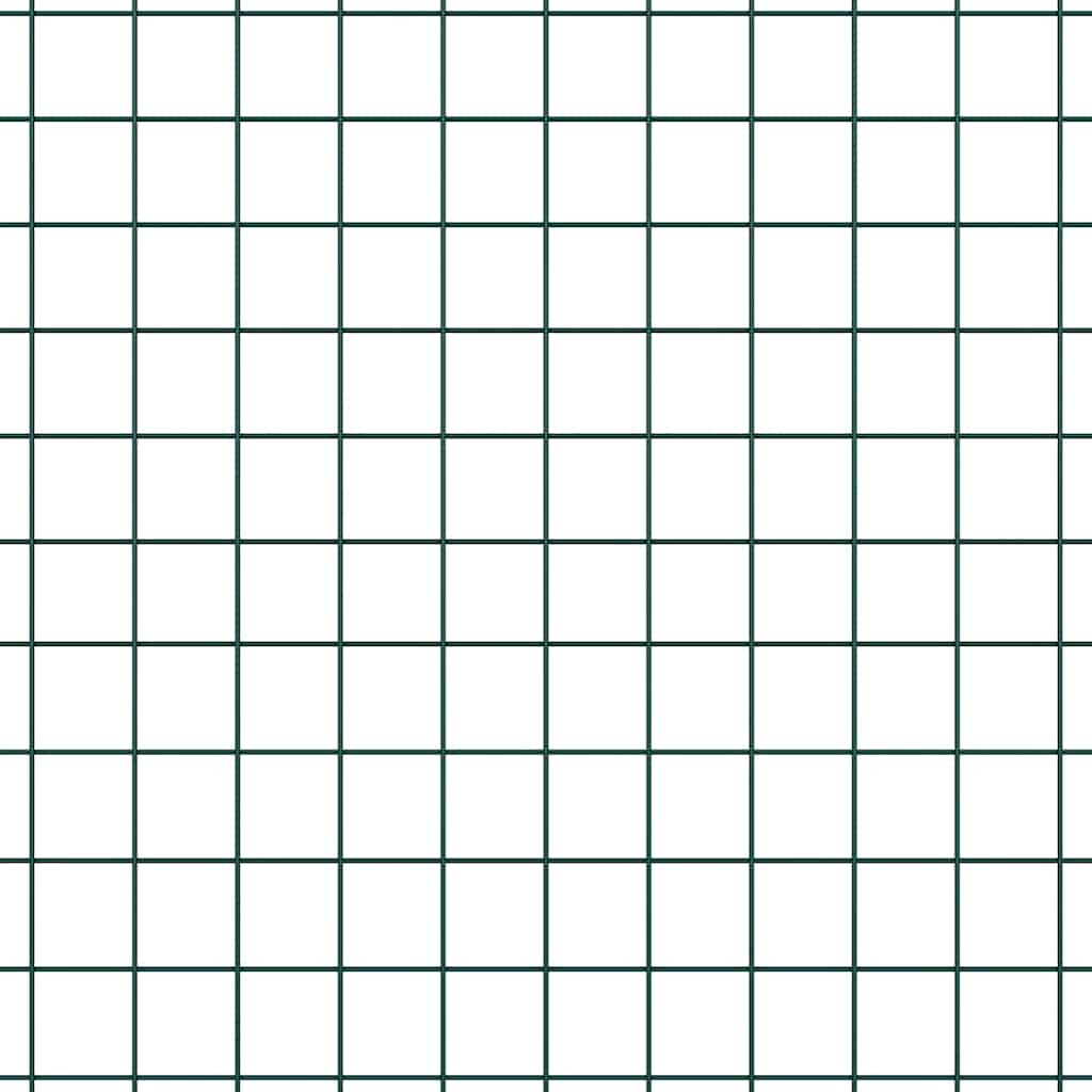Zavarena žičana ograda s postom 50 x 1,4 m Zelena Mreža