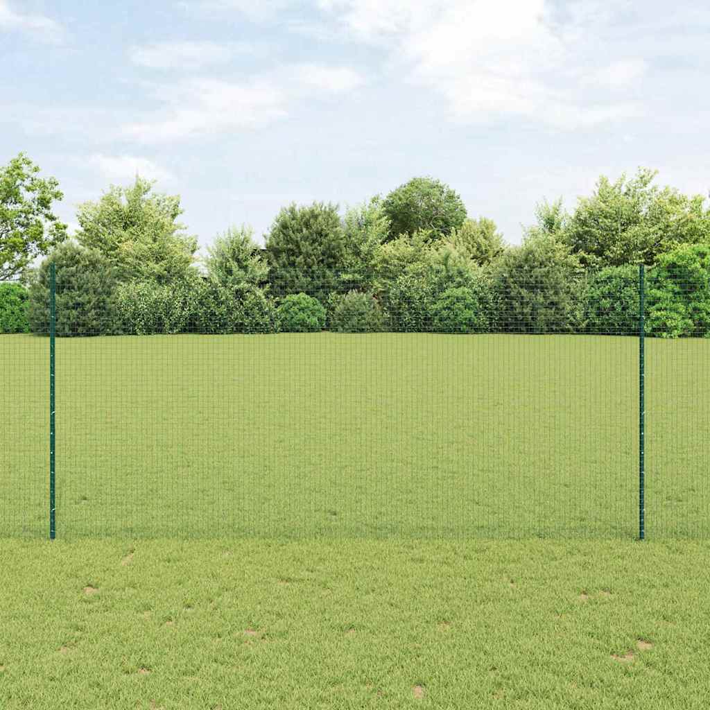 Zavarena žičana ograda s postom 50 x 1,4 m Zelena Mreža