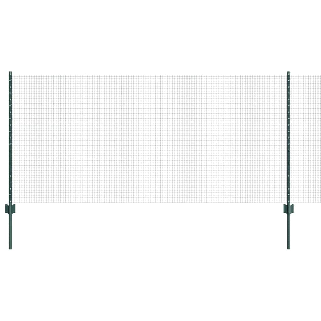 Zavarena žičana ograda s postom 100 x 1 m Čelik premazan PVC-om