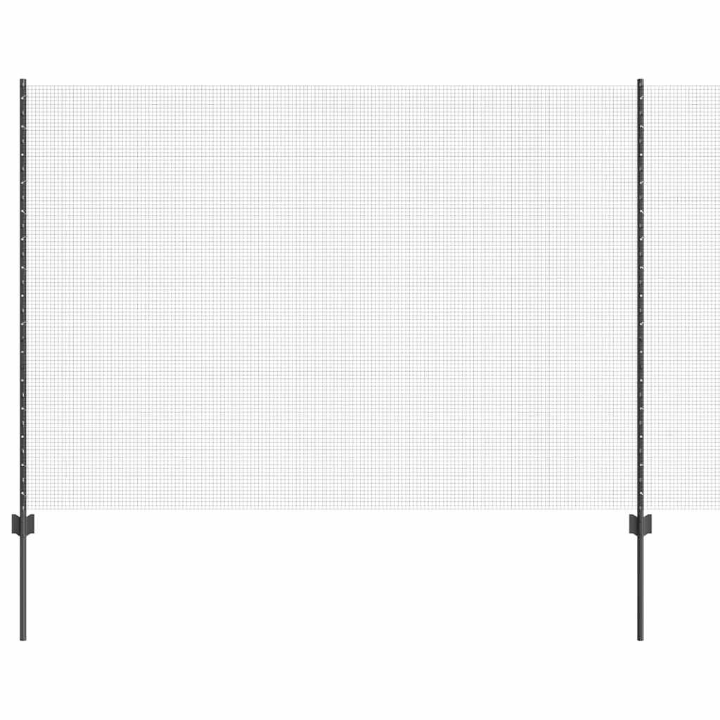 Zavarena žičana ograda s postom 25 x 1,5 m (Š x V)