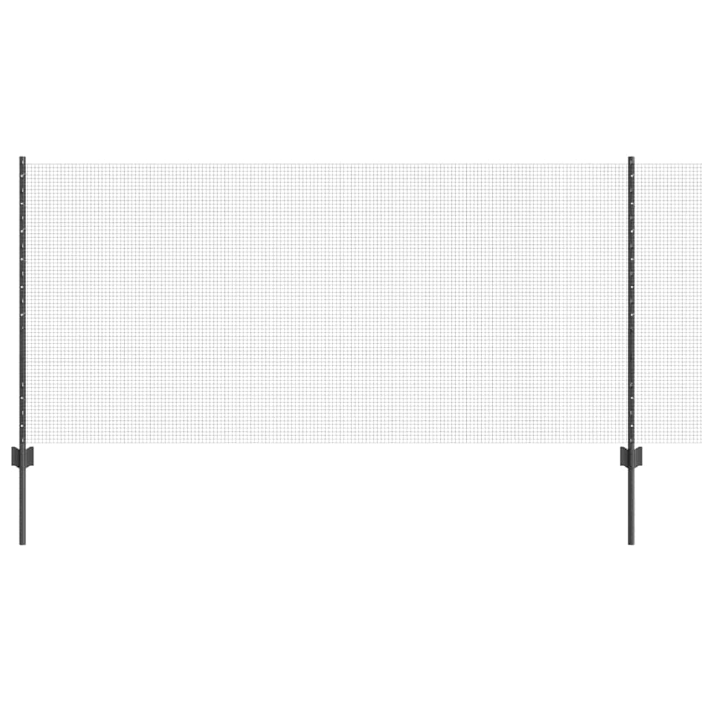 Zavarena žičana ograda s postom 100 x 1 m Čelik premazan PVC-om
