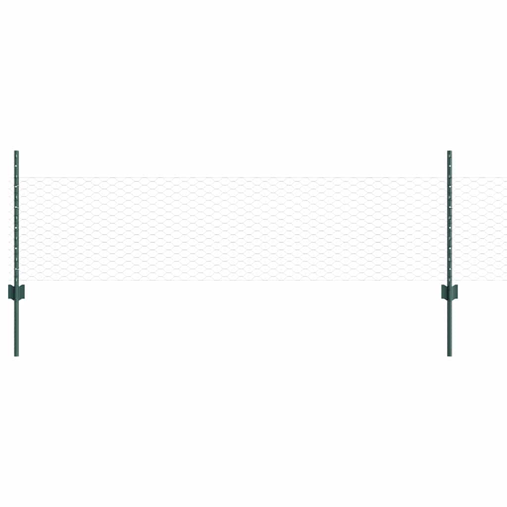 Zavarena žičana ograda 10 x 0,5 m (Š x V) Čelik premazan PVC-om