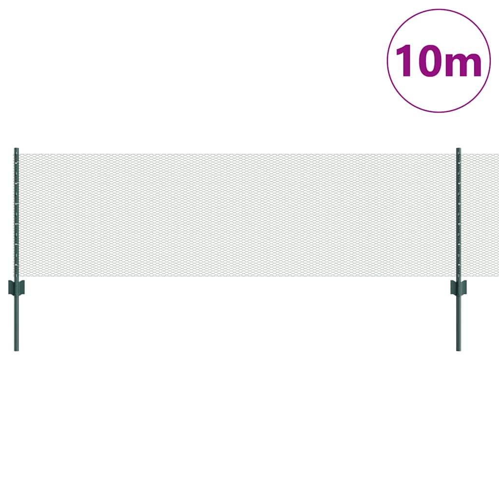 Zavarena žičana ograda 10 x 0,6 m (Š x V) Čelik premazan PVC-om