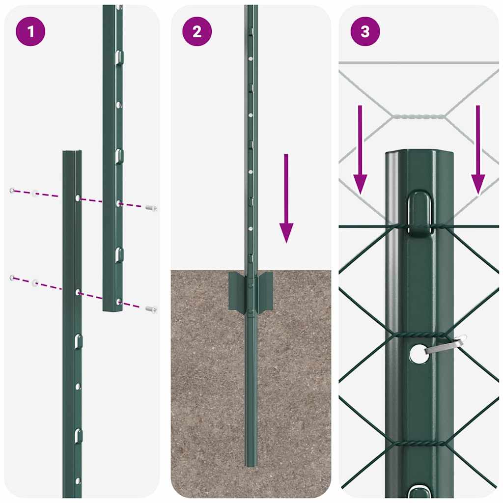 Zavarena žičana ograda 25 x 1,2 m (Š x V) Čelik premazan PVC-om