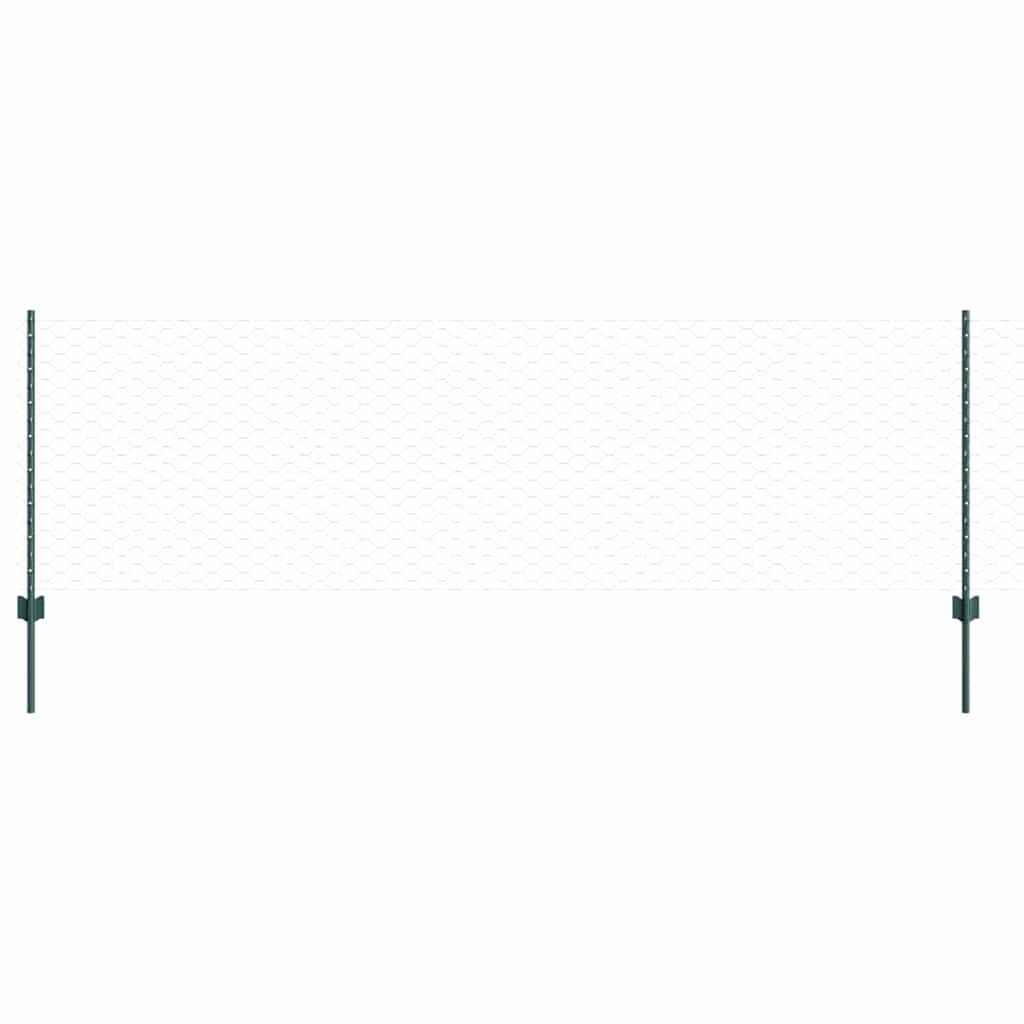 Zavarena žičana ograda 50 x 0,8 m (Š x V) Čelik premazan PVC-om