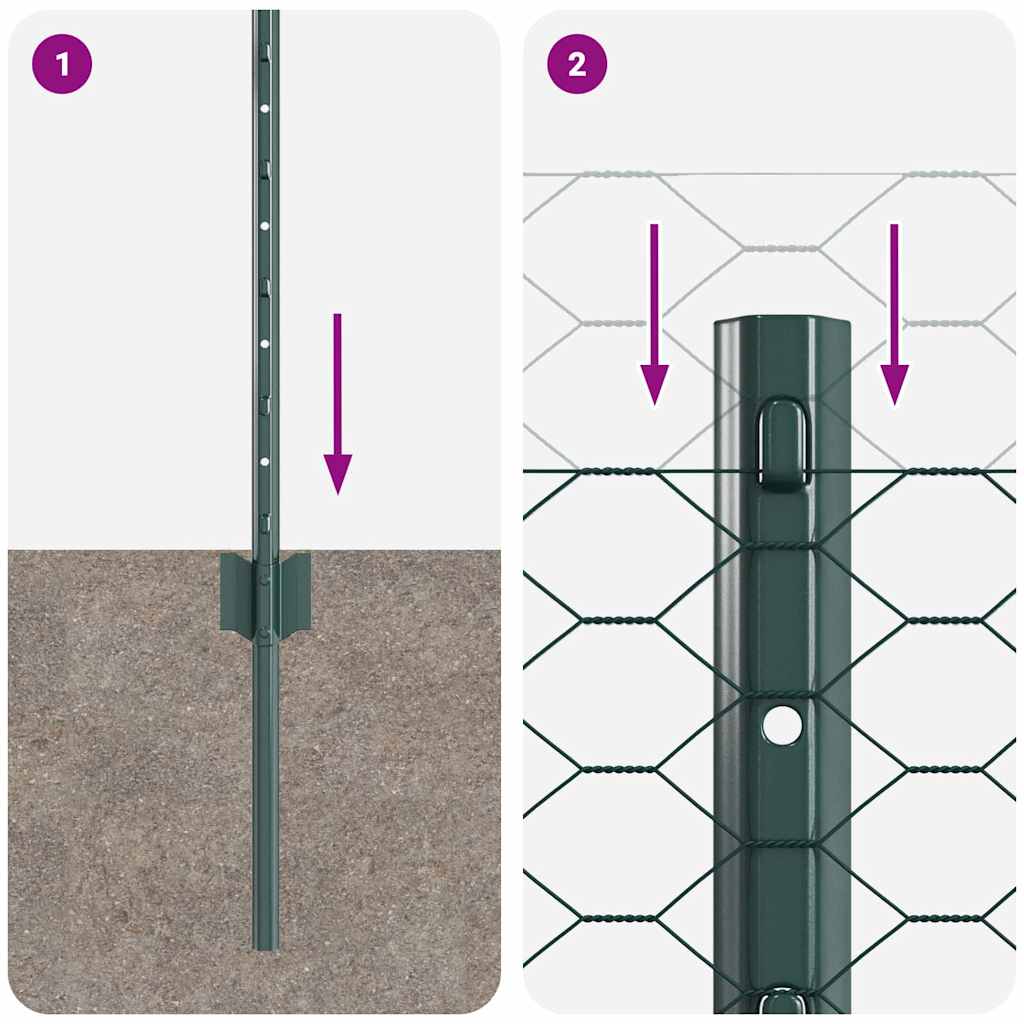 Zavarena žičana ograda 100 x 0,6 m (Š x V)