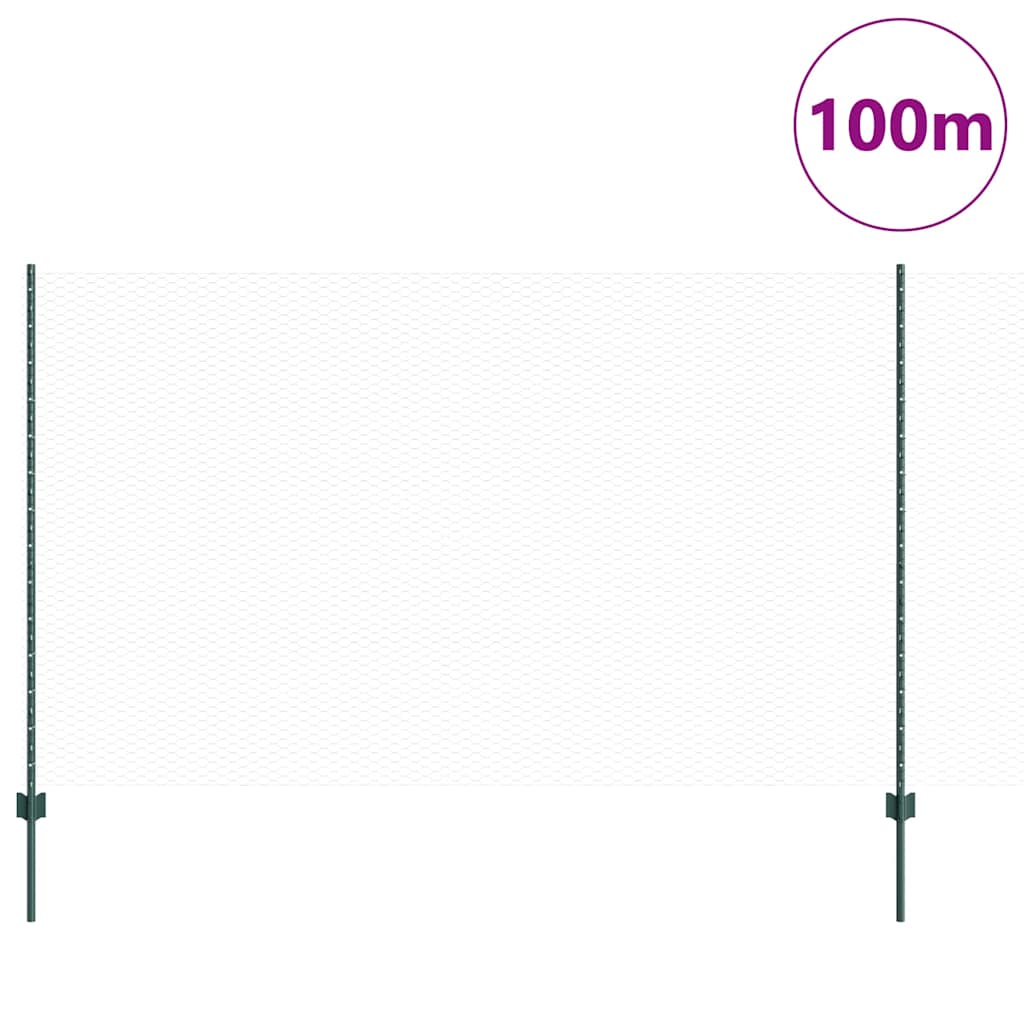 Zavarena žičana ograda 100 x 1,4 m (Š x V)