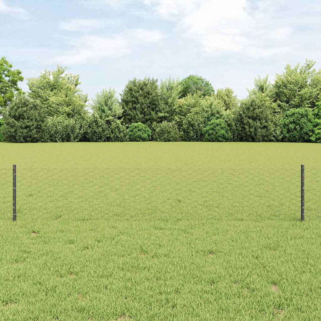 Zavarena žičana ograda 10 x 0,4 m (Š x V) Čelik premazan PVC-om