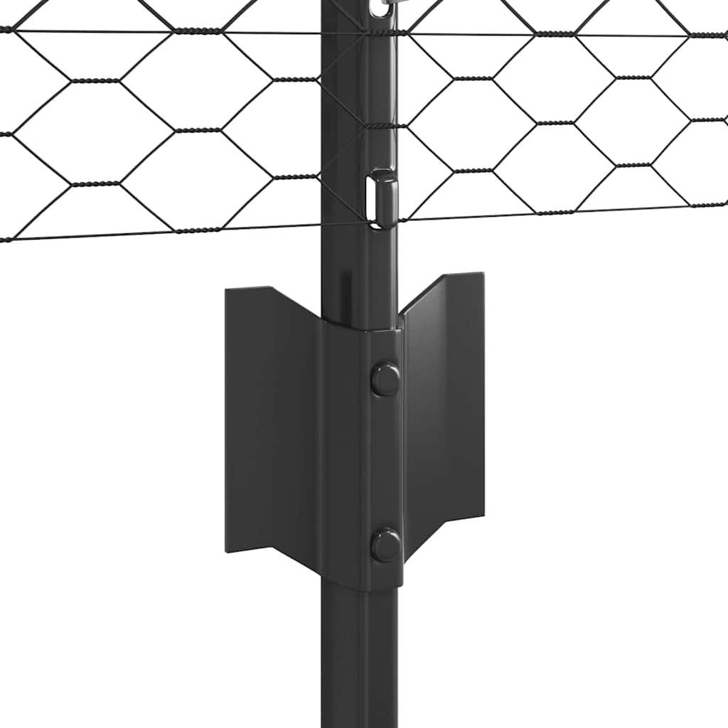 Zavarena žičana ograda 10 x 0,8 m (Š x V) Čelik premazan PVC-om