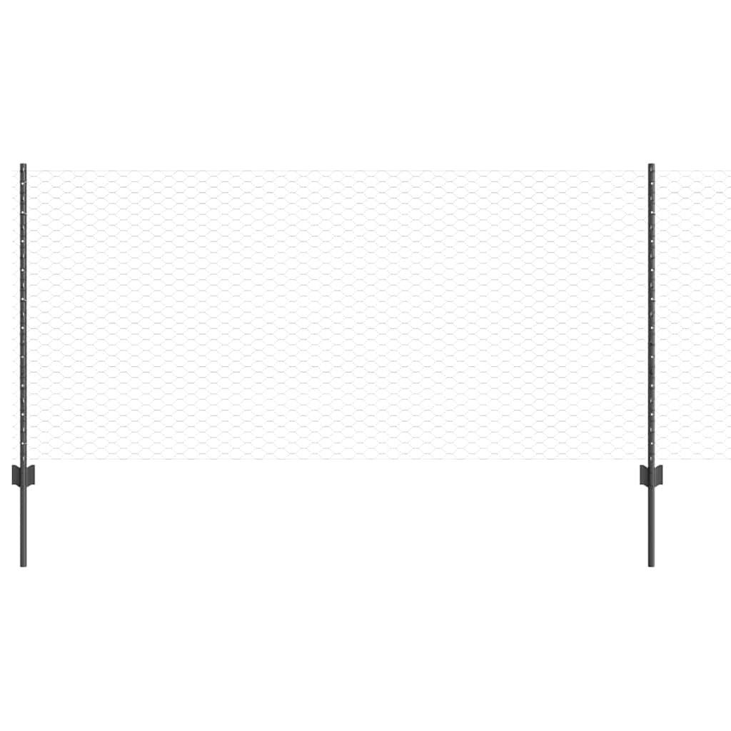 Zavarena žičana ograda 10 x 0,8 m (Š x V) Čelik premazan PVC-om