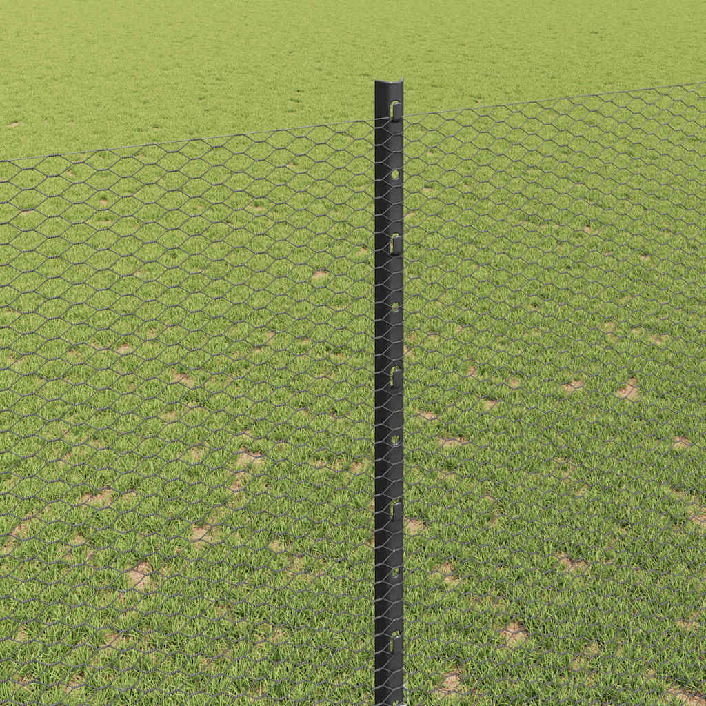 Zavarena žičana ograda 10 x 1,6 m (Š x V) Čelik premazan PVC-om
