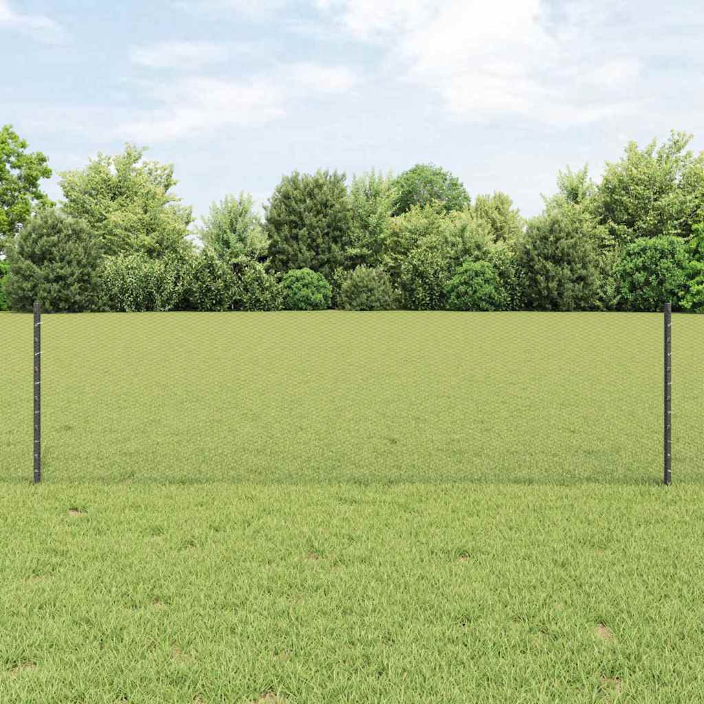 Zavarena žičana ograda 25 x 0,6 m (Š x V) Čelik premazan PVC-om