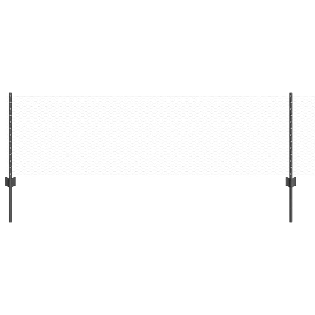 Zavarena žičana ograda 25 x 0,6 m (Š x V) Čelik premazan PVC-om