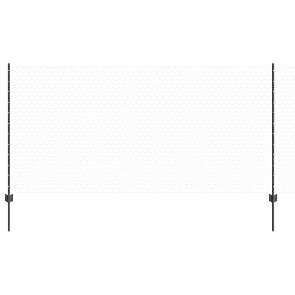Zavarena žičana ograda 25 x 1,2 m (Š x V) Čelik premazan PVC-om