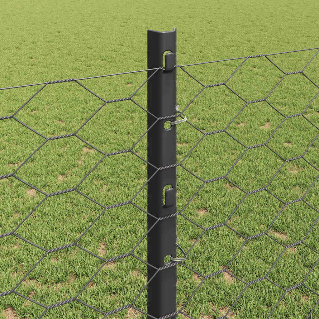 Zavarena žičana ograda 25 x 1,2 m (Š x V) Čelik premazan PVC-om
