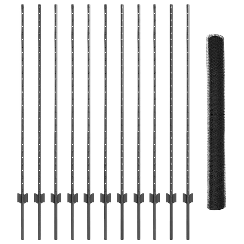 Zavarena žičana ograda 25 x 1,4 m (Š x V) Čelik premazan PVC-om