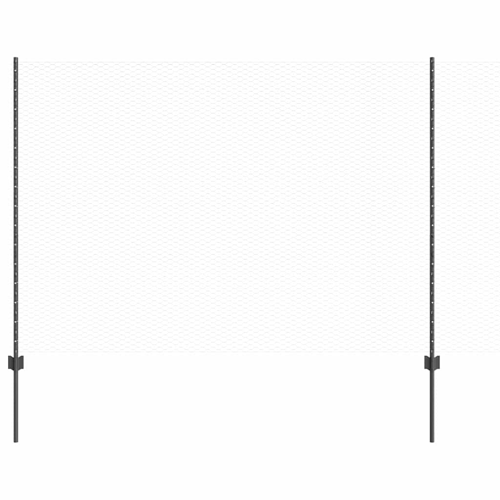Zavarena žičana ograda 25 x 1,5 m (Š x V) Čelik premazan PVC-om