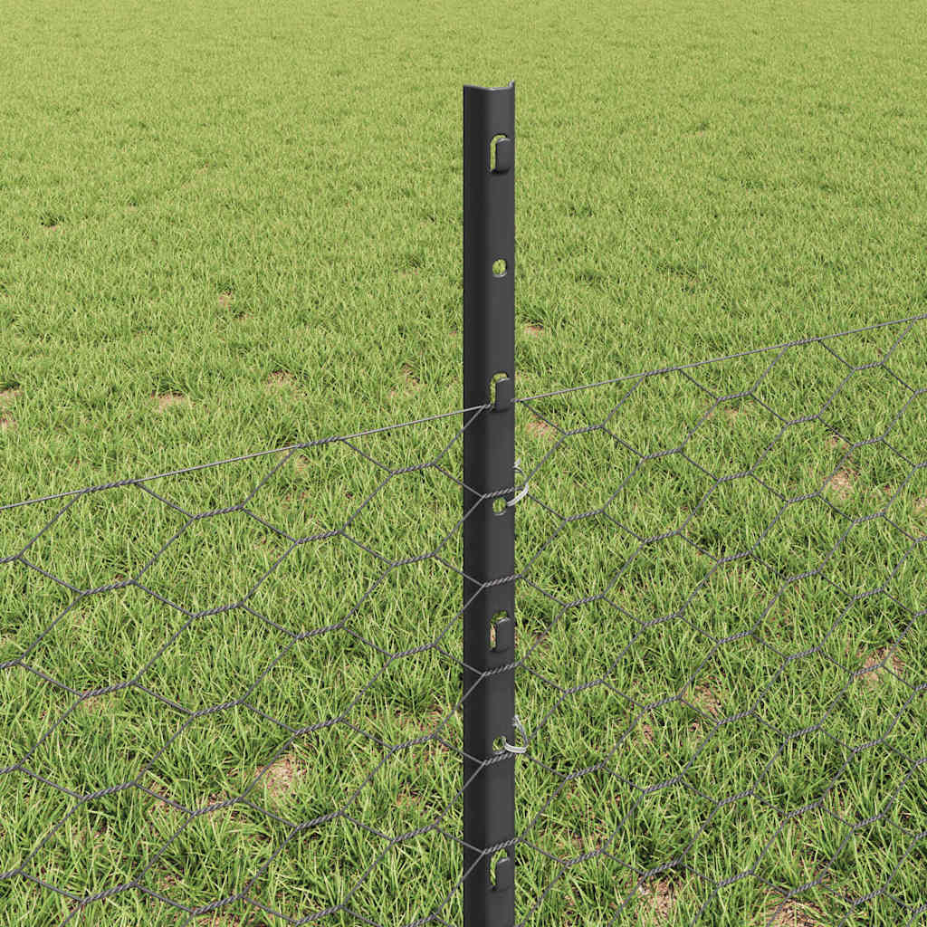 Zavarena žičana ograda 50 x 0,5 m (Š x V) Čelik premazan PVC-om