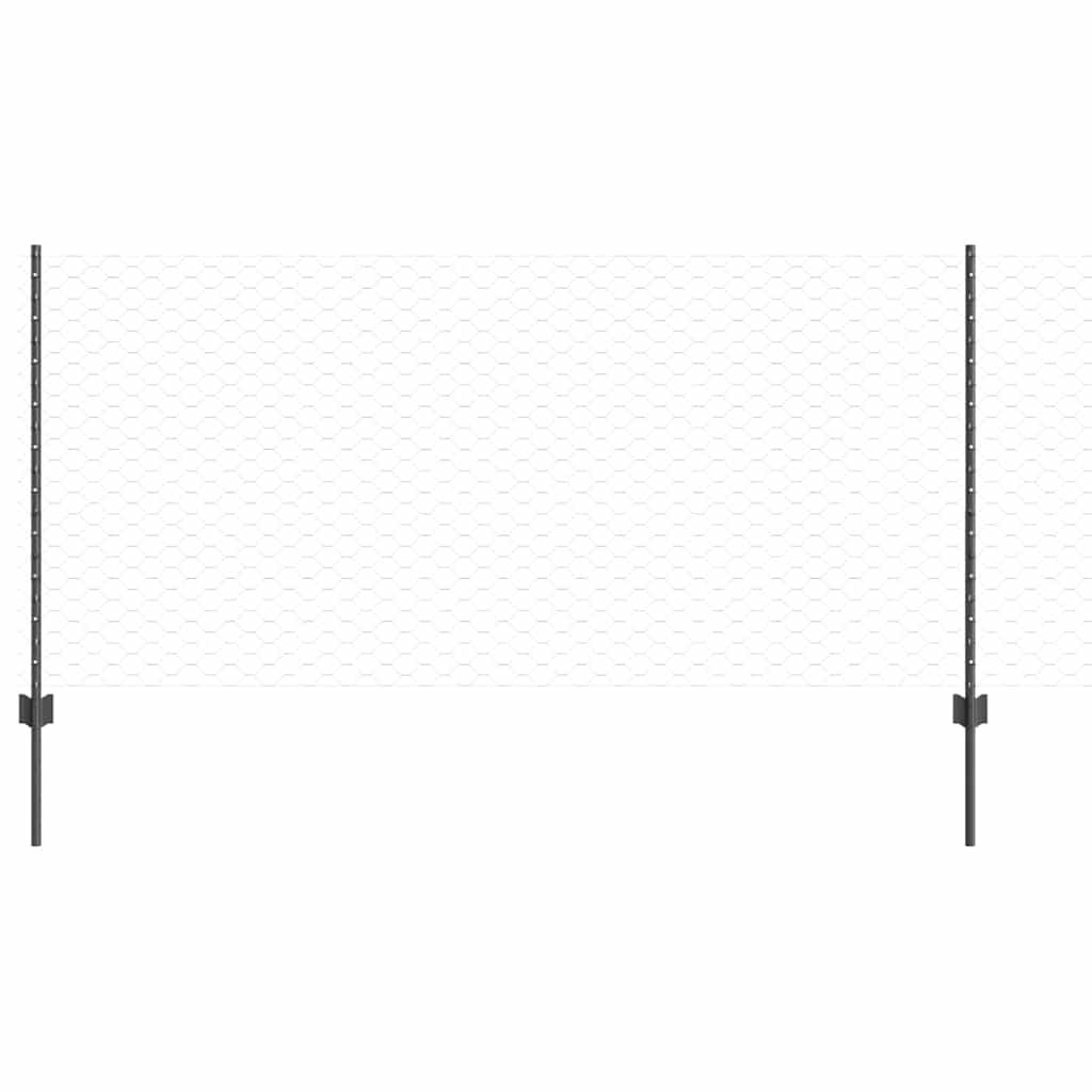 Zavarena žičana ograda 50 x 1 m (Š x V) Čelik premazan PVC-om