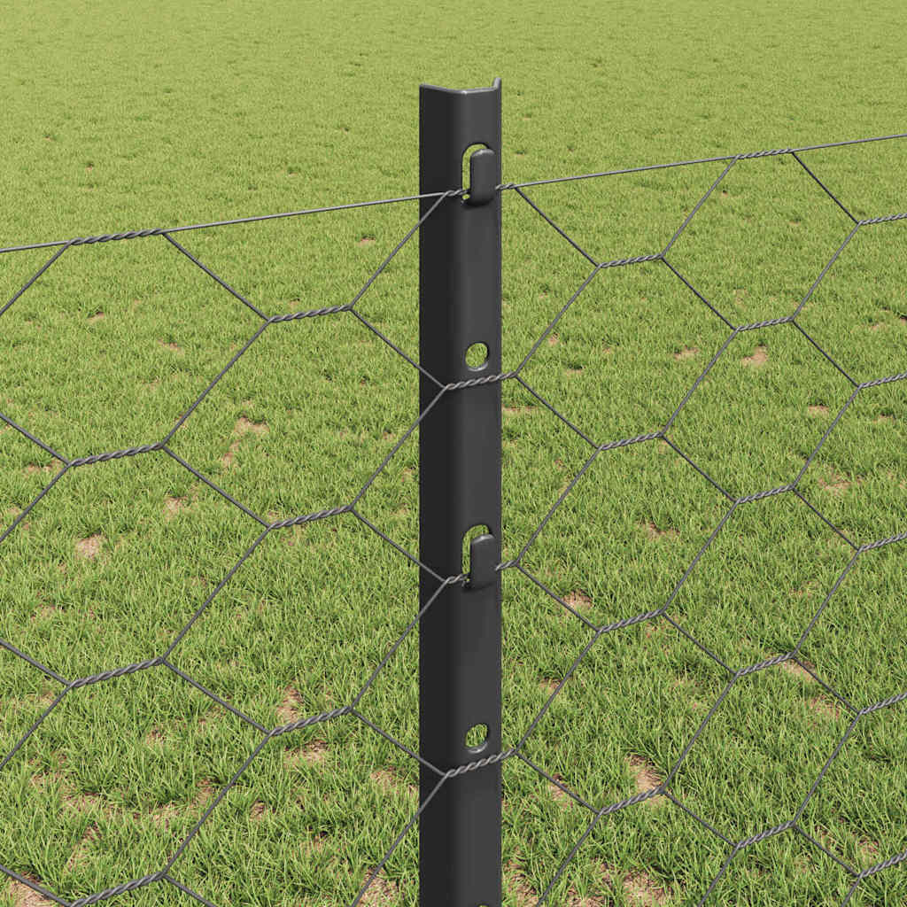 Zavarena žičana ograda 50 x 1,2 m (Š x V) Čelik premazan PVC-om