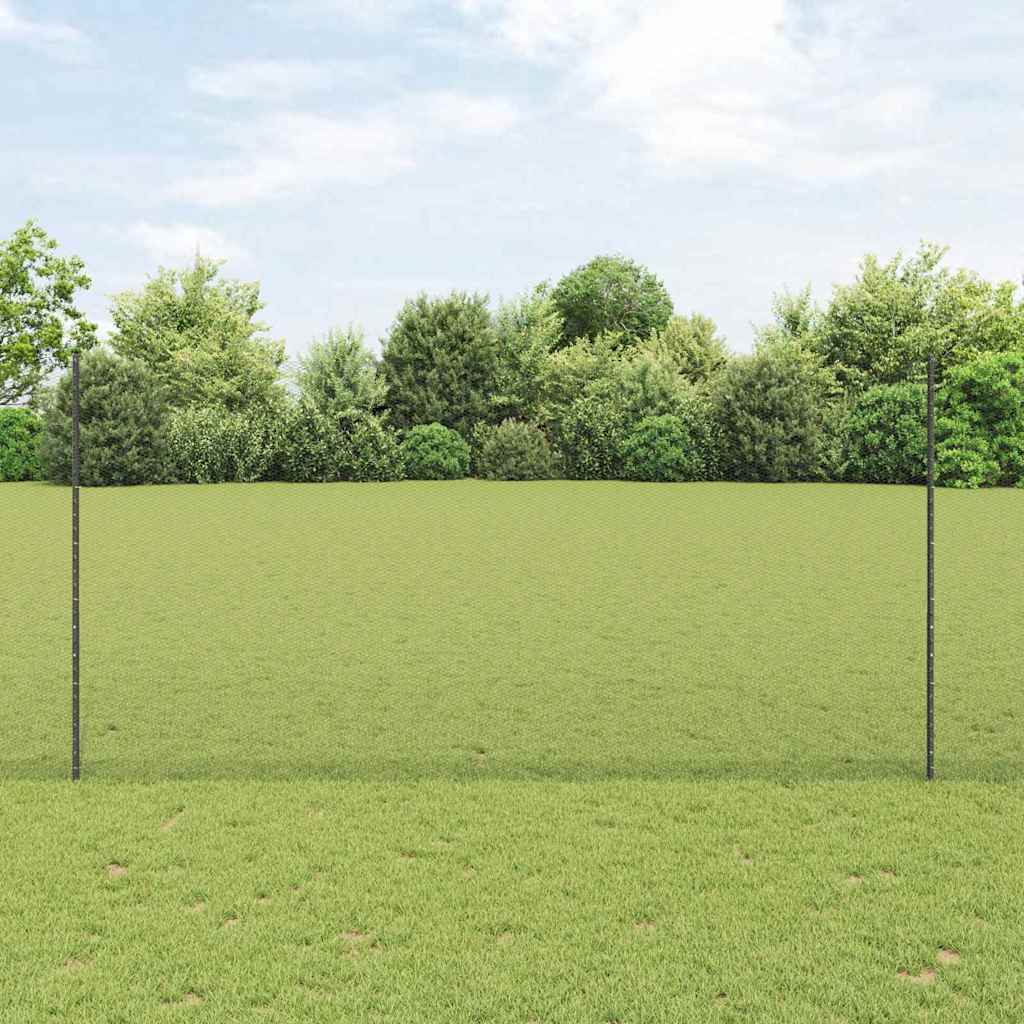 Zavarena žičana ograda 50 x 1,5 m (Š x V) Čelik premazan PVC-om
