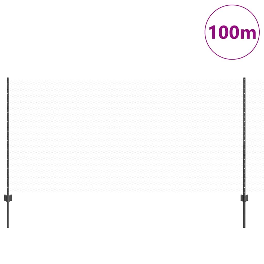 Zavarena žičana ograda 100 x 1,2 m (Š x V)