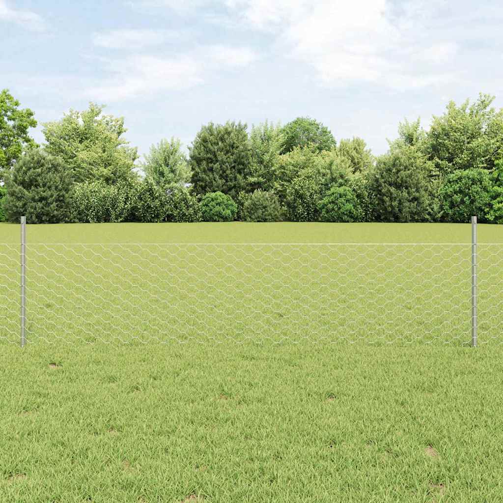 Zavarena žičana ograda 10 x 0,5 m (Š x V) Vruće pocinčani čelik
