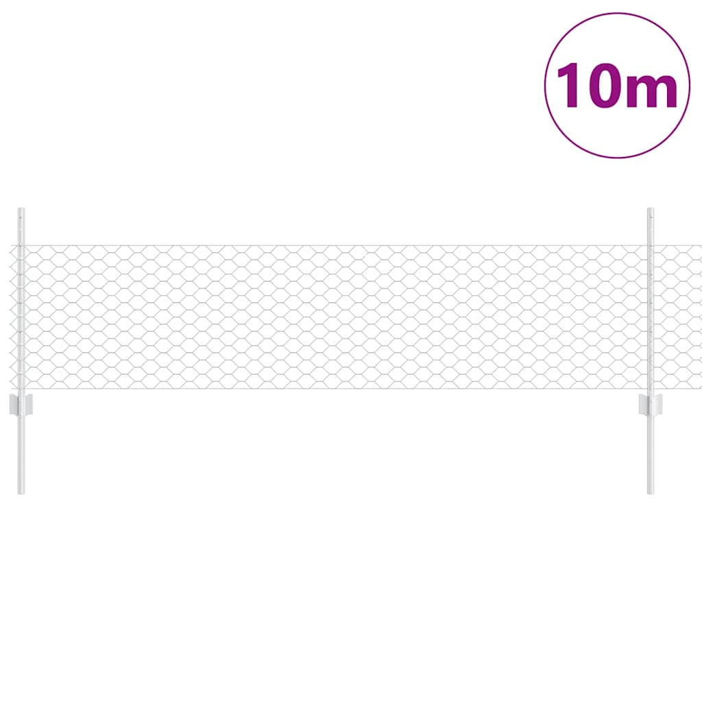 Zavarena žičana ograda 10 x 0,5 m (Š x V) Vruće pocinčani čelik