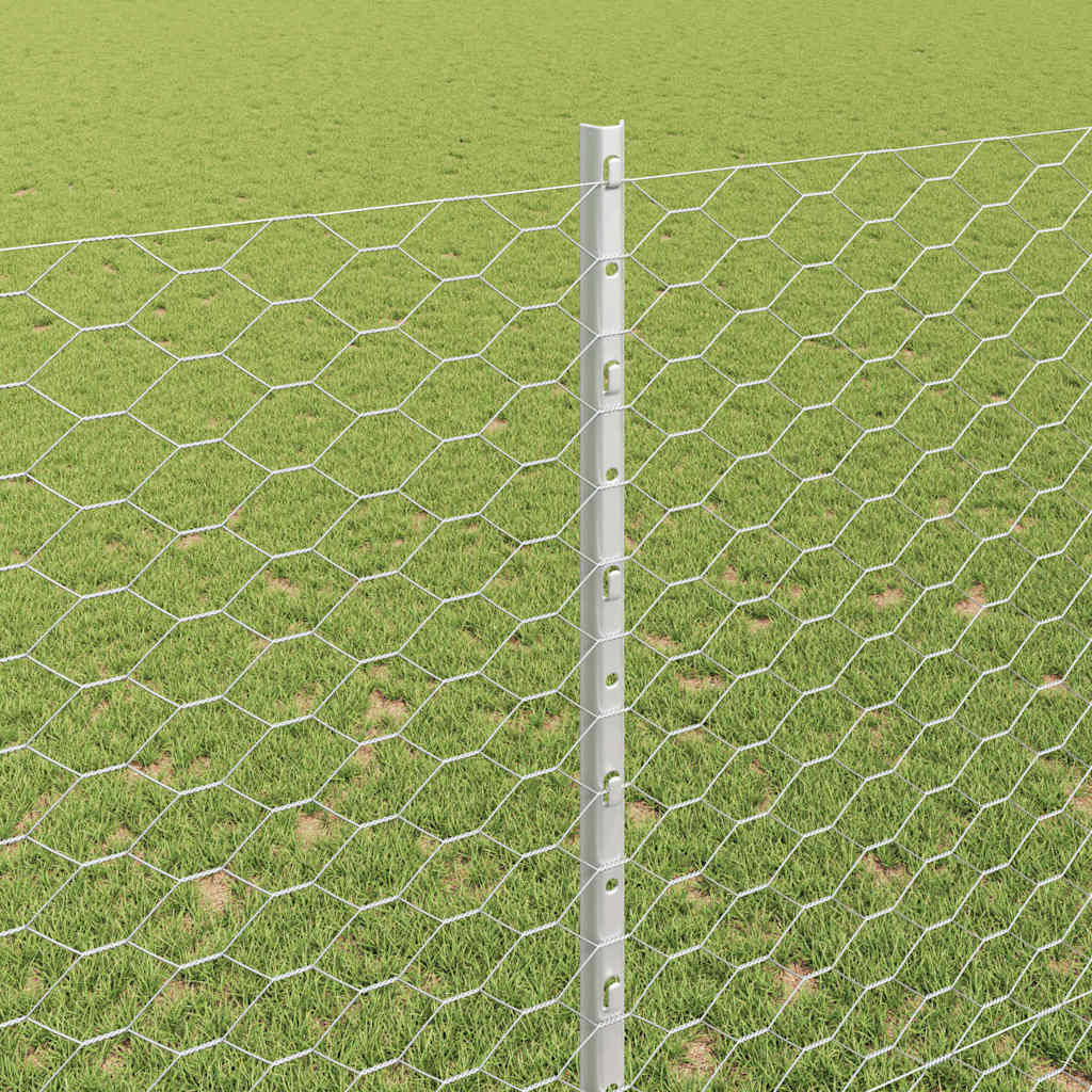 Zavarena žičana ograda 10 x 1,5 m (Š x V) Vruće pocinčani čelik