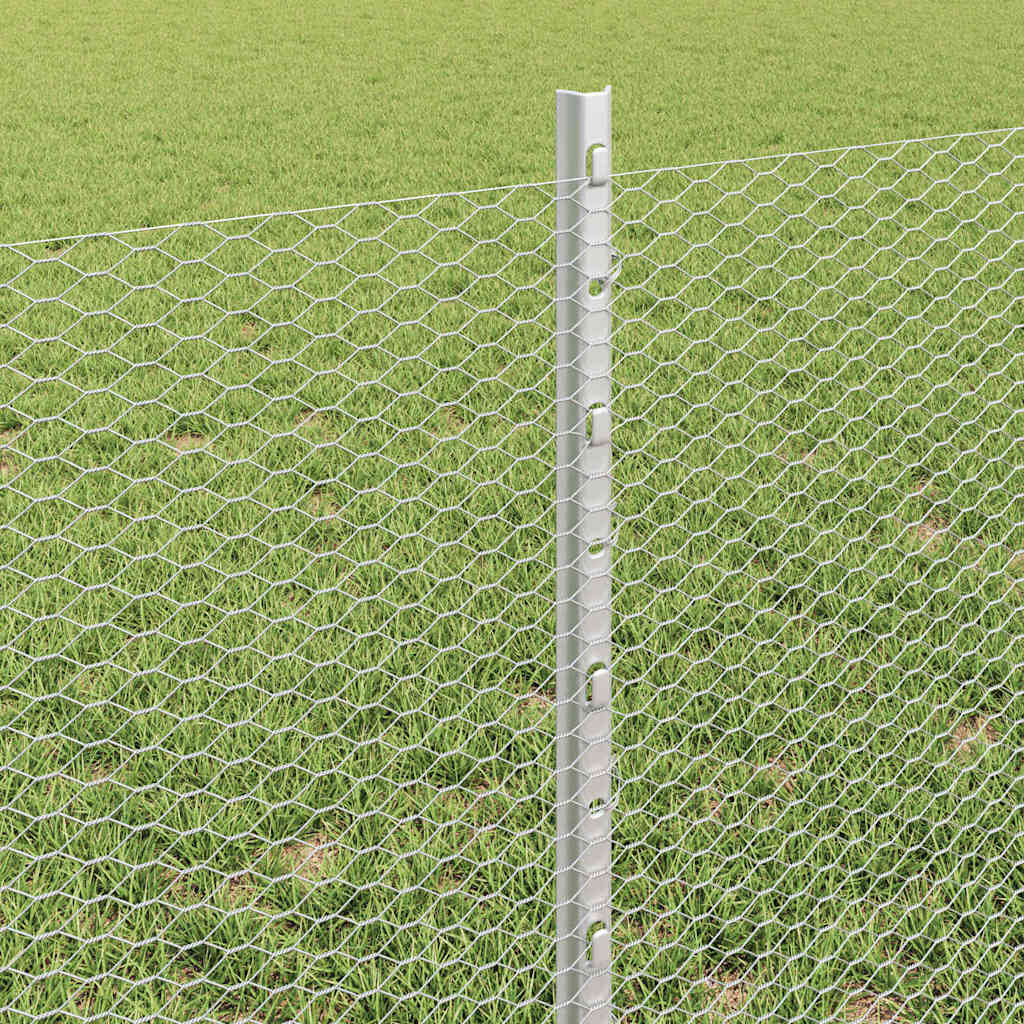 Zavarena žičana ograda 25 x 0,6 m (Š x V) Vruće pocinčani čelik
