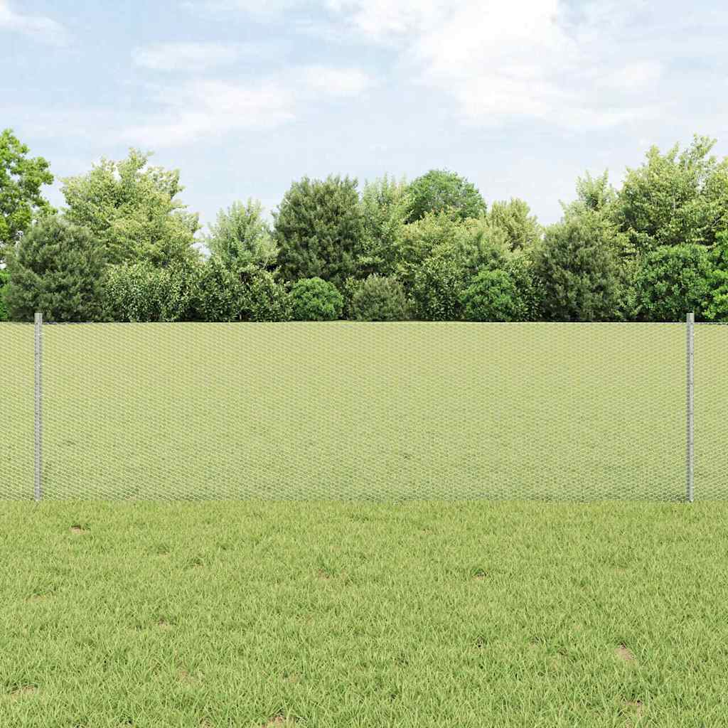 Zavarena žičana ograda 25 x 0,6 m (Š x V) Vruće pocinčani čelik