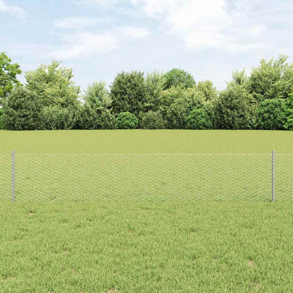 Zavarena žičana ograda 50 x 0,4 m (Š x V) Vruće pocinčani čelik