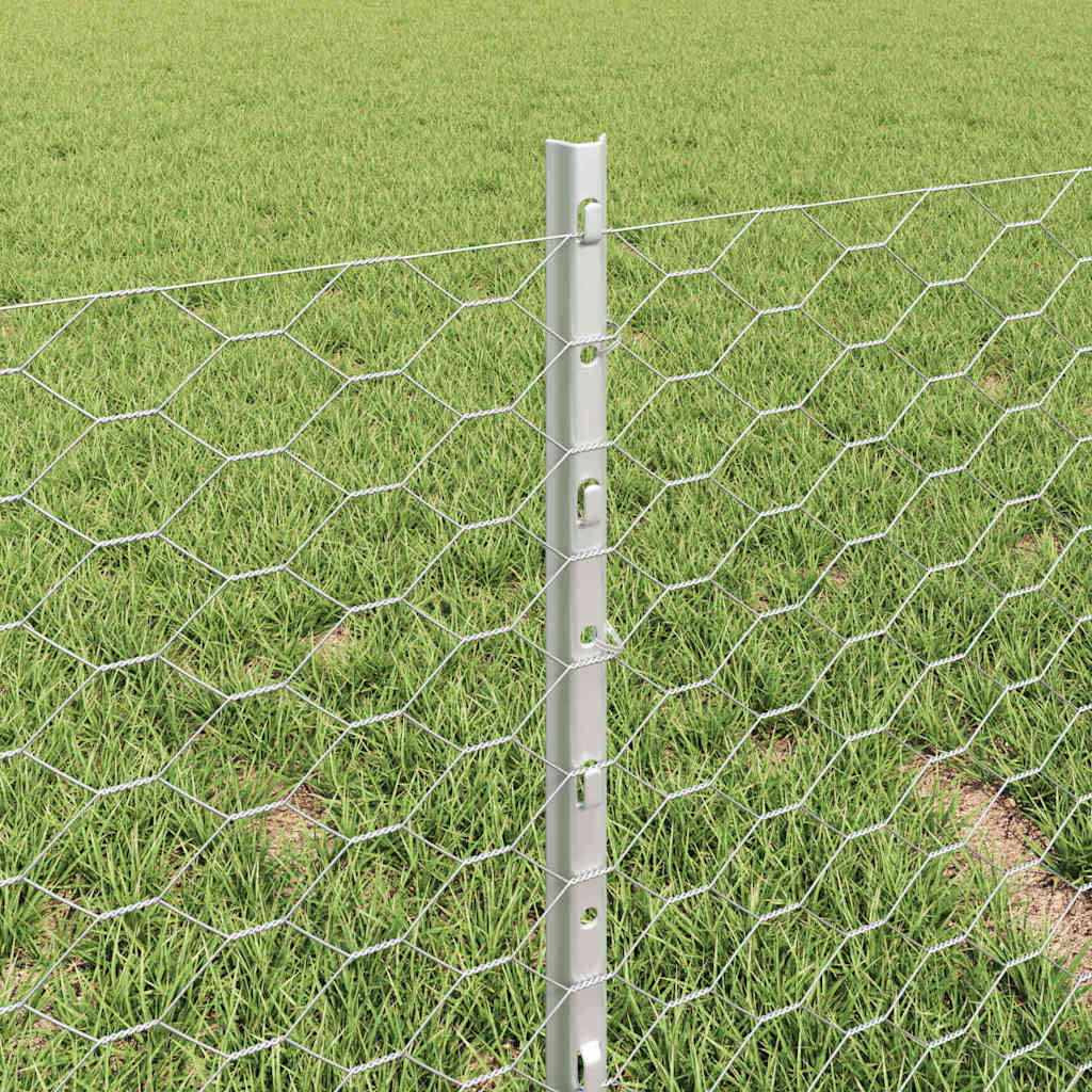 Zavarena žičana ograda 50 x 0,4 m (Š x V) Vruće pocinčani čelik