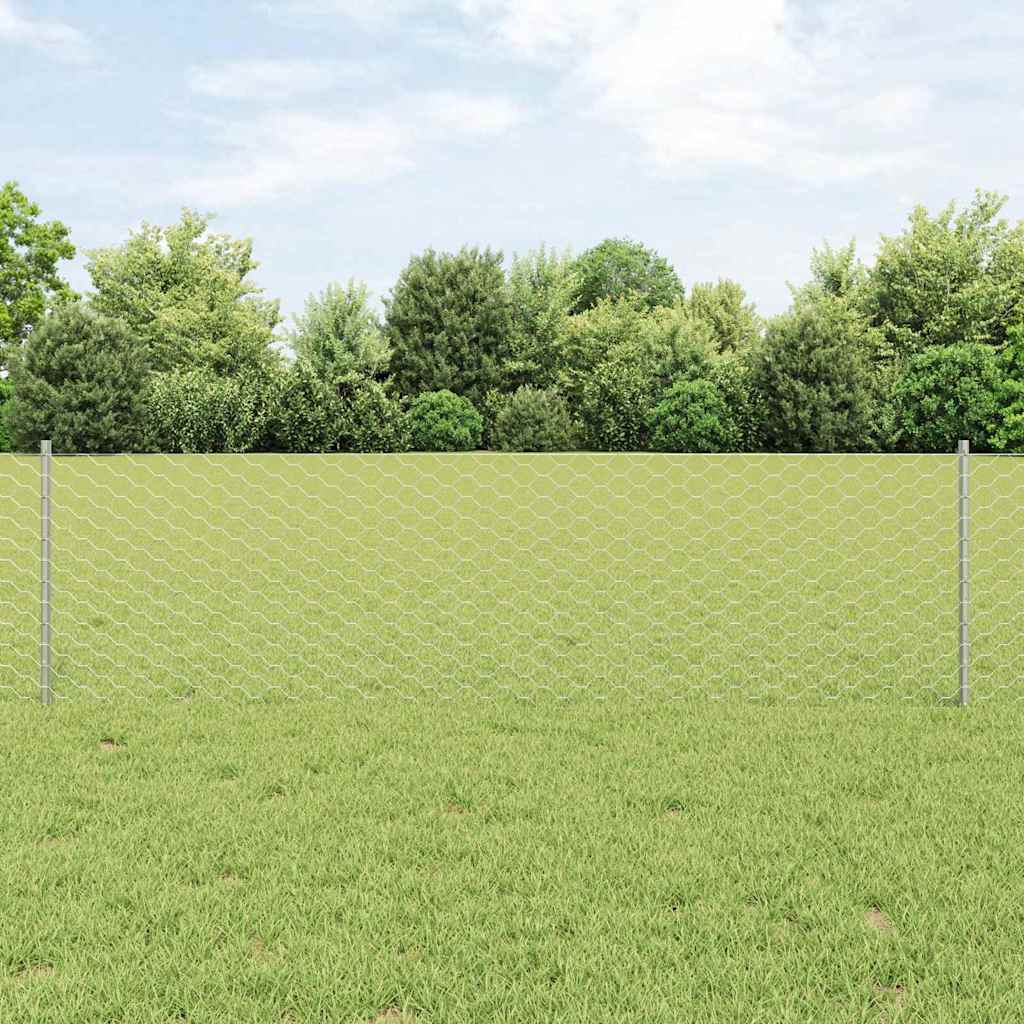 Zavarena žičana ograda 50 x 0,6 m (Š x V) Vruće pocinčani čelik