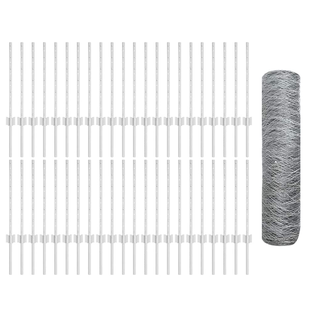 Zavarena žičana ograda 100 x 0,6 m (Š x V)