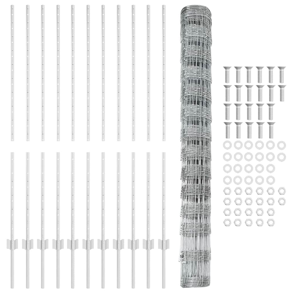Divlja Ograde s Stupovima 25 x 1,4 m (Š x V)