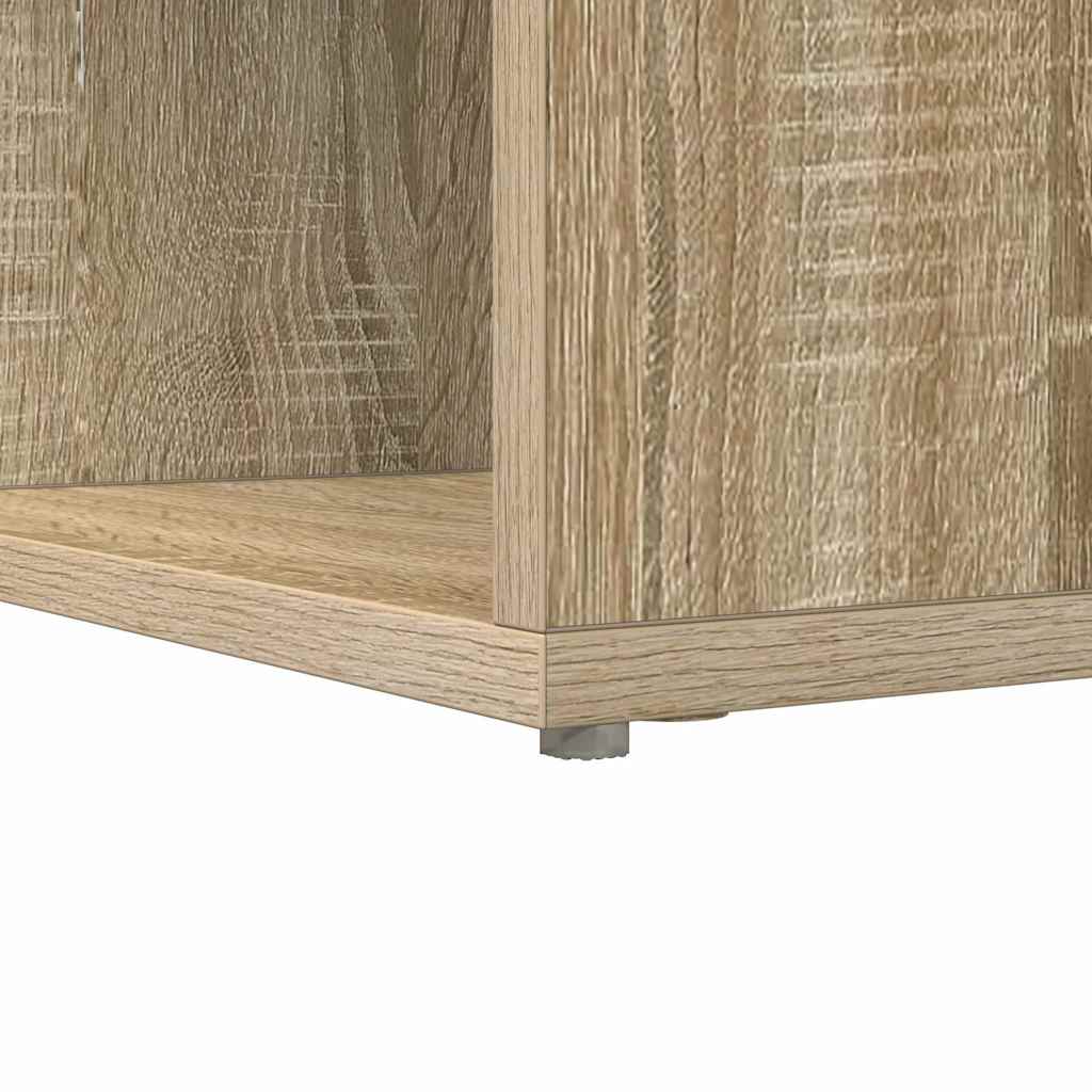 Kutni stol s policom Sonoma hrast 101,5 x 149,5 x 149,5 cm