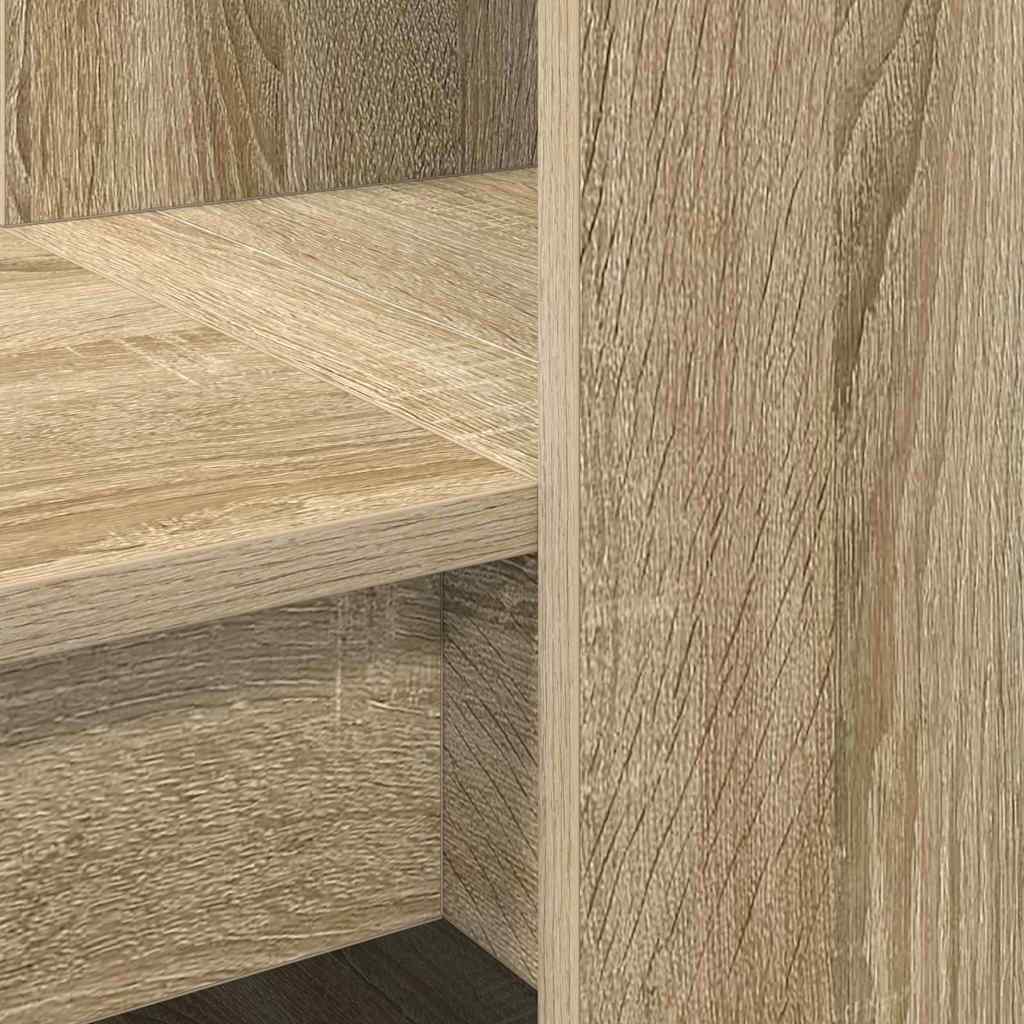 Stol s policom Sonoma hrast 122 x 67 x 145 cm Konstruirano drvo
