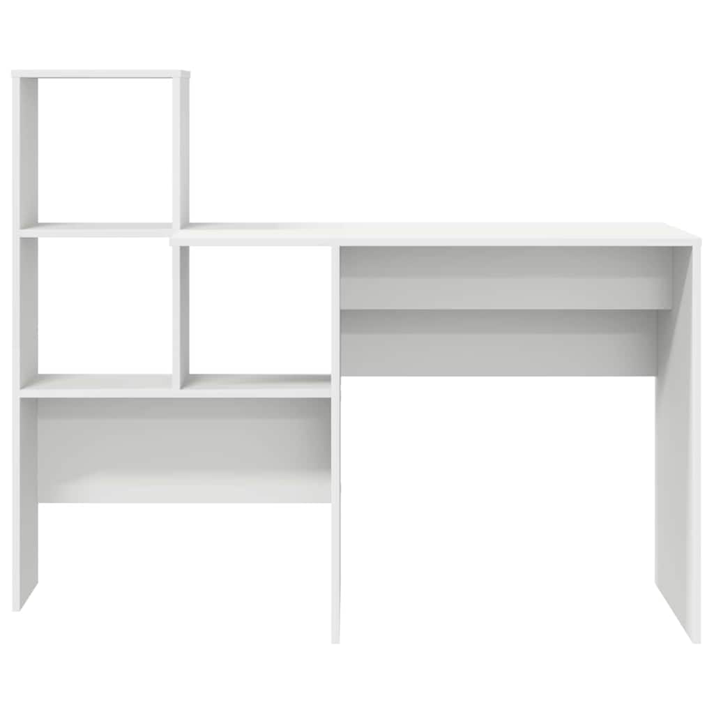 Stol s ladicama Bijelo 131,5 x 50 x 106,5 cm Konstruirano drvo