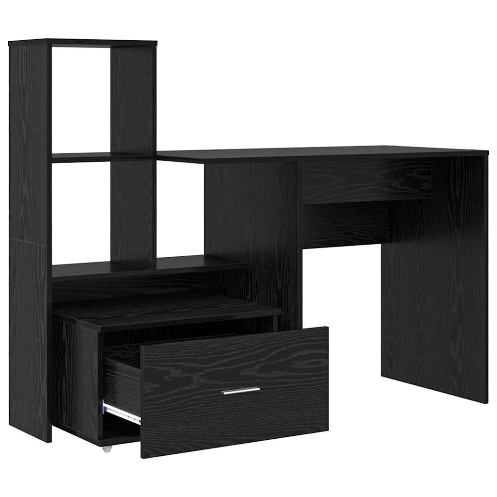 Stol Crni hrast 131,5 x 50 x 106,5 cm Konstruirano drvo