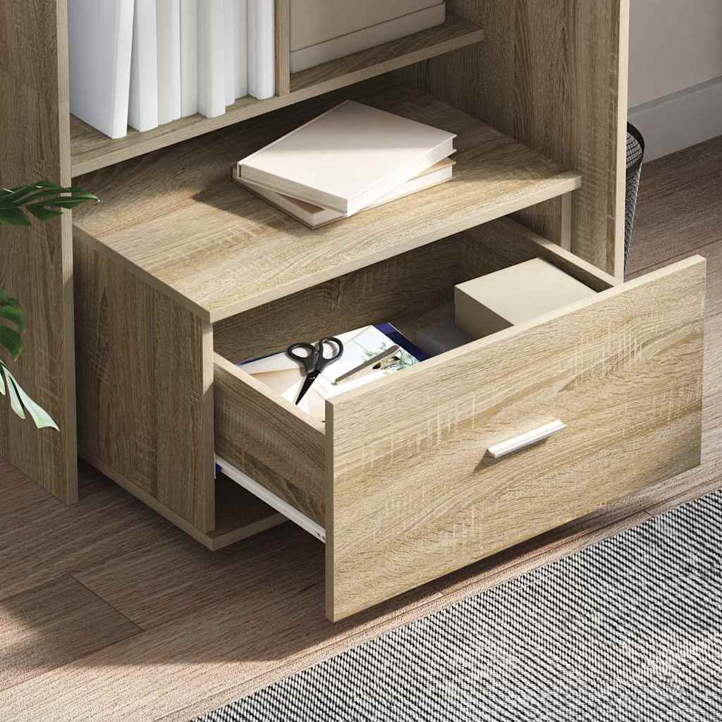 Stol Sonoma hrast 131,5 x 50 x 106,5 cm Konstruirano drvo