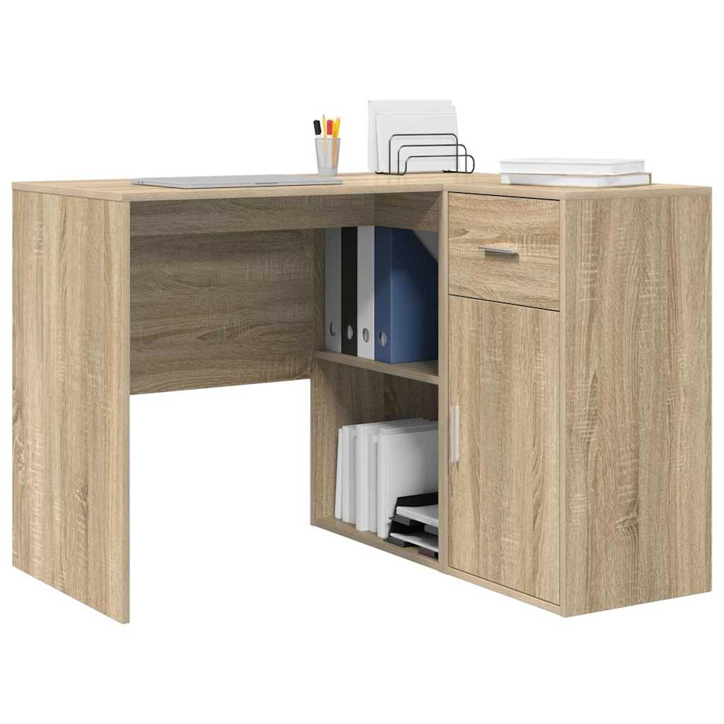 Kutni stol s ladicama Sonoma hrast 102 x 88 x 75 cm