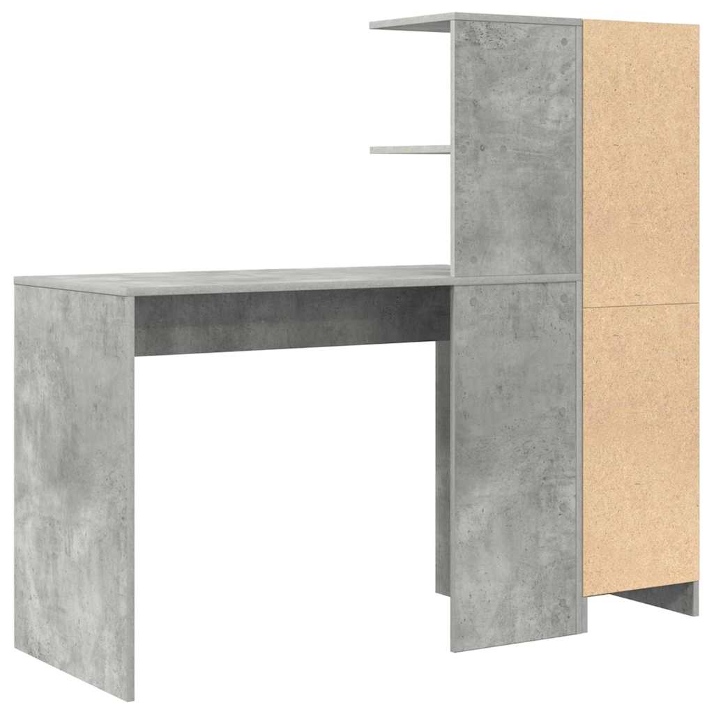 Stol 2 pcs Betonski sivi