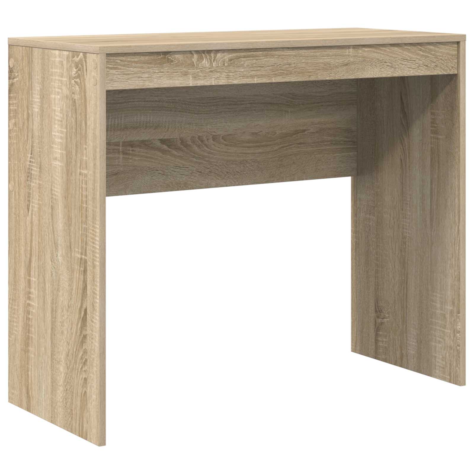 Stol s ladicama s policom s pohranom 2 pcs Sonoma hrast