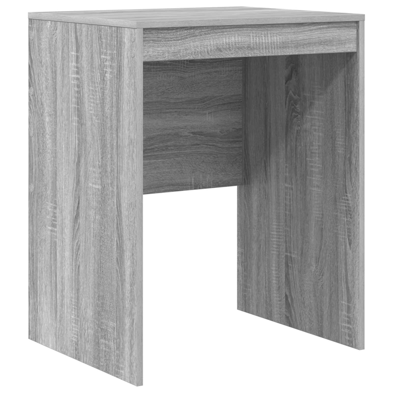 Stol s ladicama s policom s pohranom 2 pcs Siva Sonoma